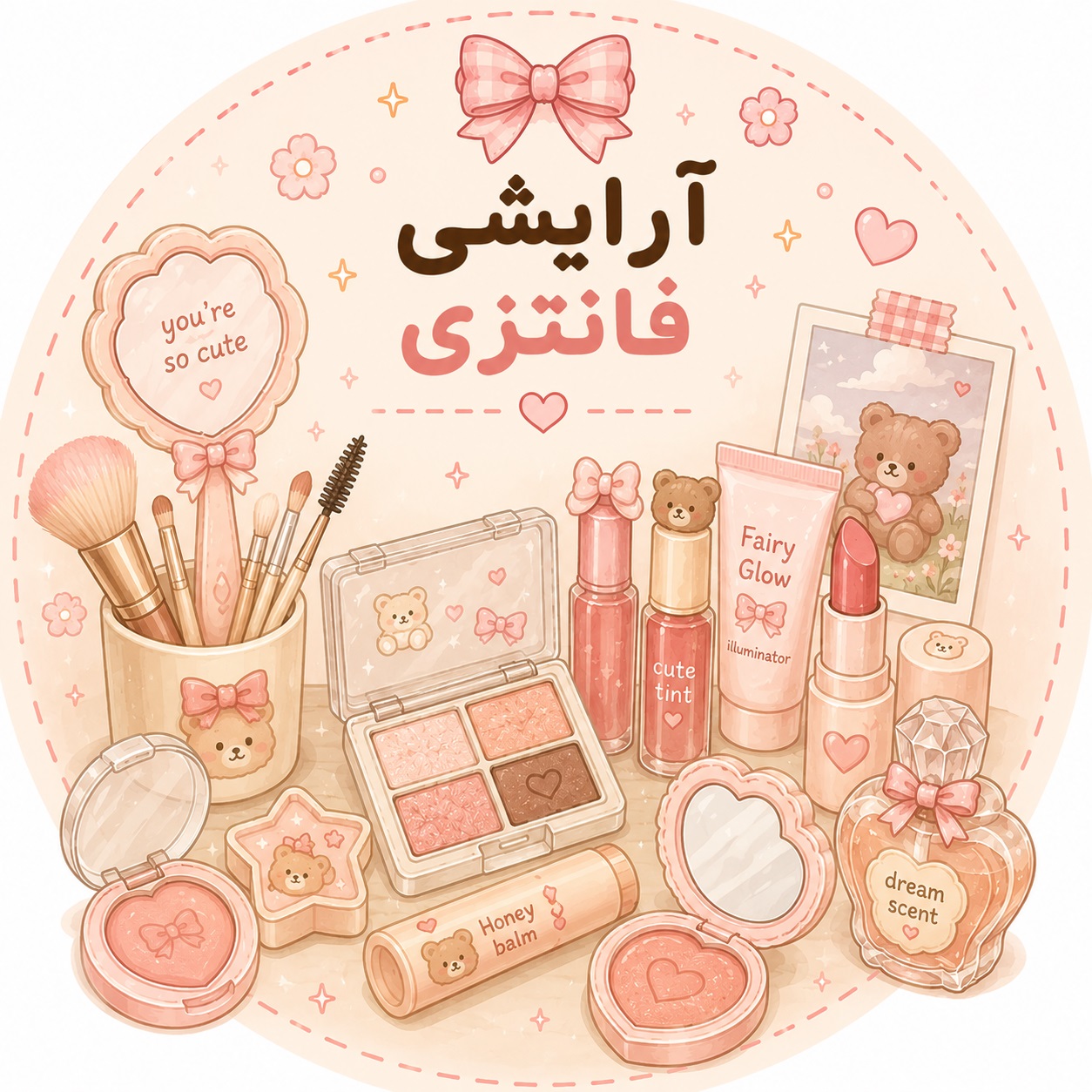 دسته آرایشی و فانتزی
