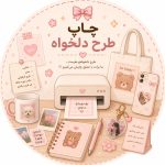 دسته چاپ طرح دلخواه